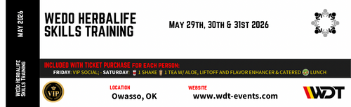 WeDo Herbalife Skills Training